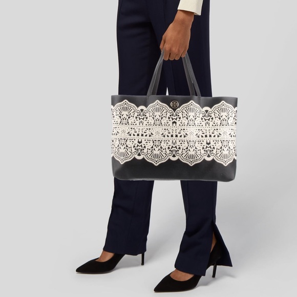 Tory Burch Leather Tote Bag - Picture 4 of 6